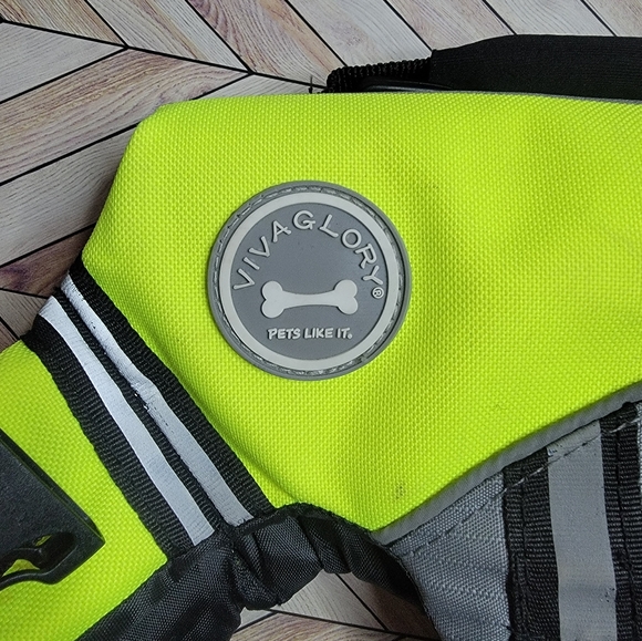 Vivaglory Small Dog Life Vest with Handle - Picture 4 of 5